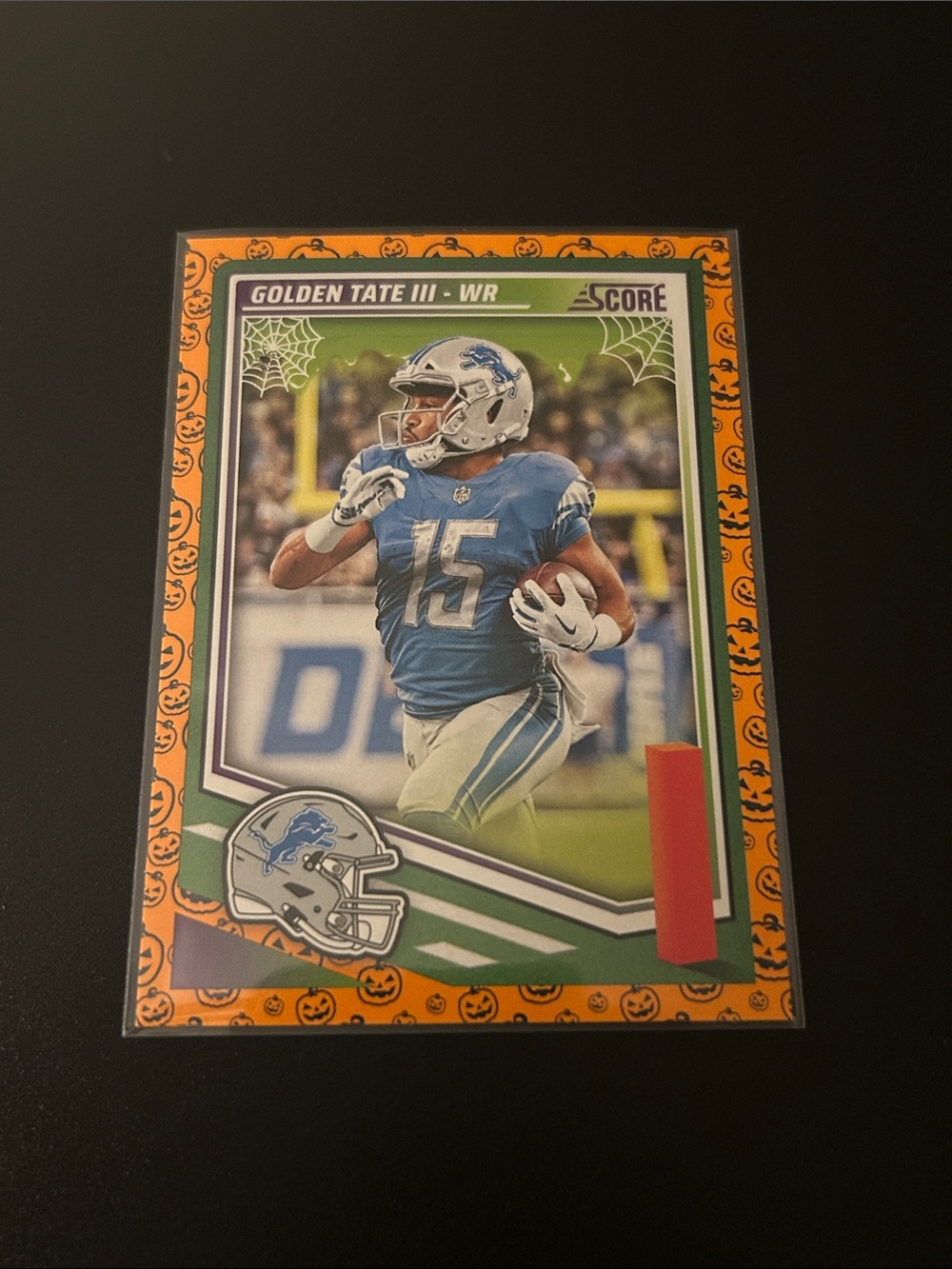 Golden Tate III Detroit Lions Halloween Card Panini